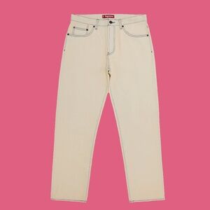 NWOT Supreme Bleached Denim Jeans FW23